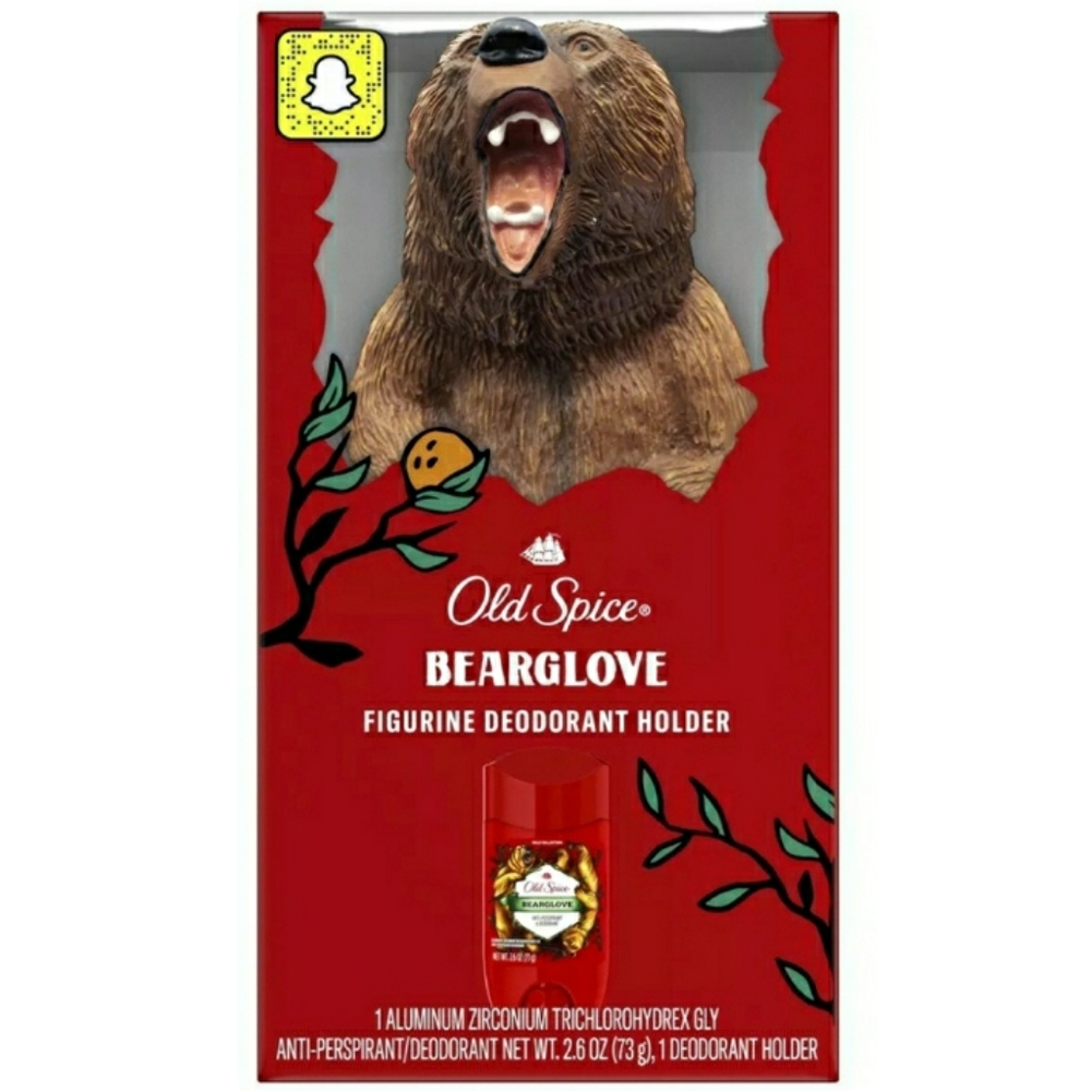 Old Spice BEARGLOVE Deodorant and Holder